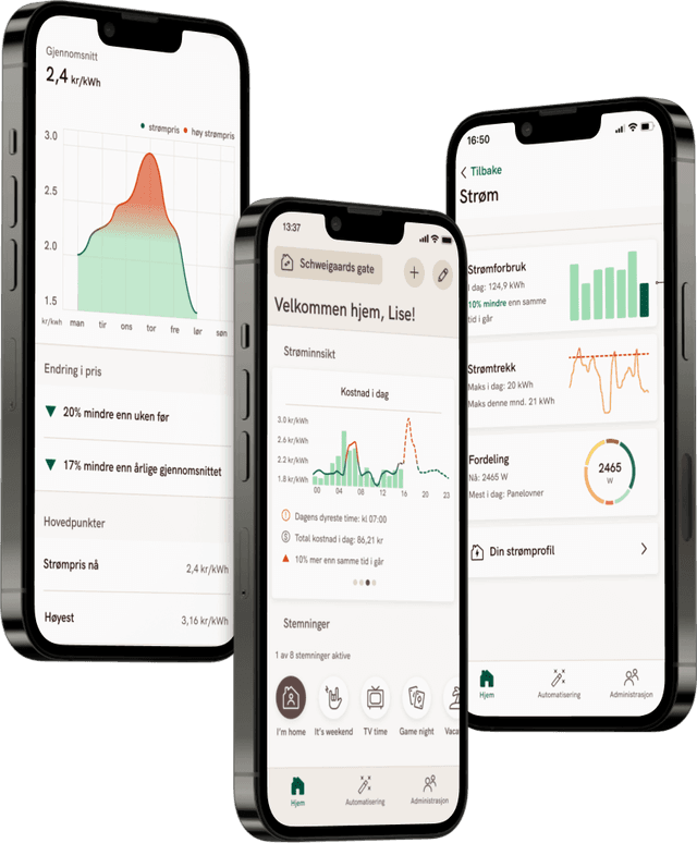 Strømapp - Eva Smarthus produkter